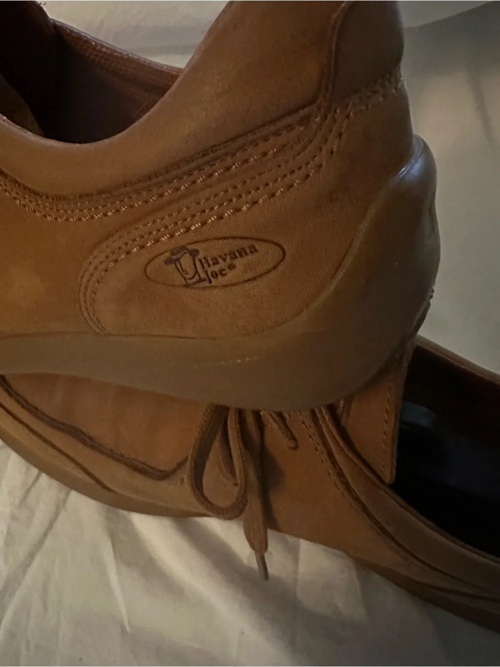 Men's Casual Tan Leather Slip-On Loafers